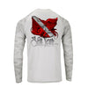 Sea Fear - Camo Octo Dive Flag Long Sleeve Rash Guard