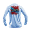 Sea Fear - Turtle Dive Flag Long Sleeve Rash Guard
