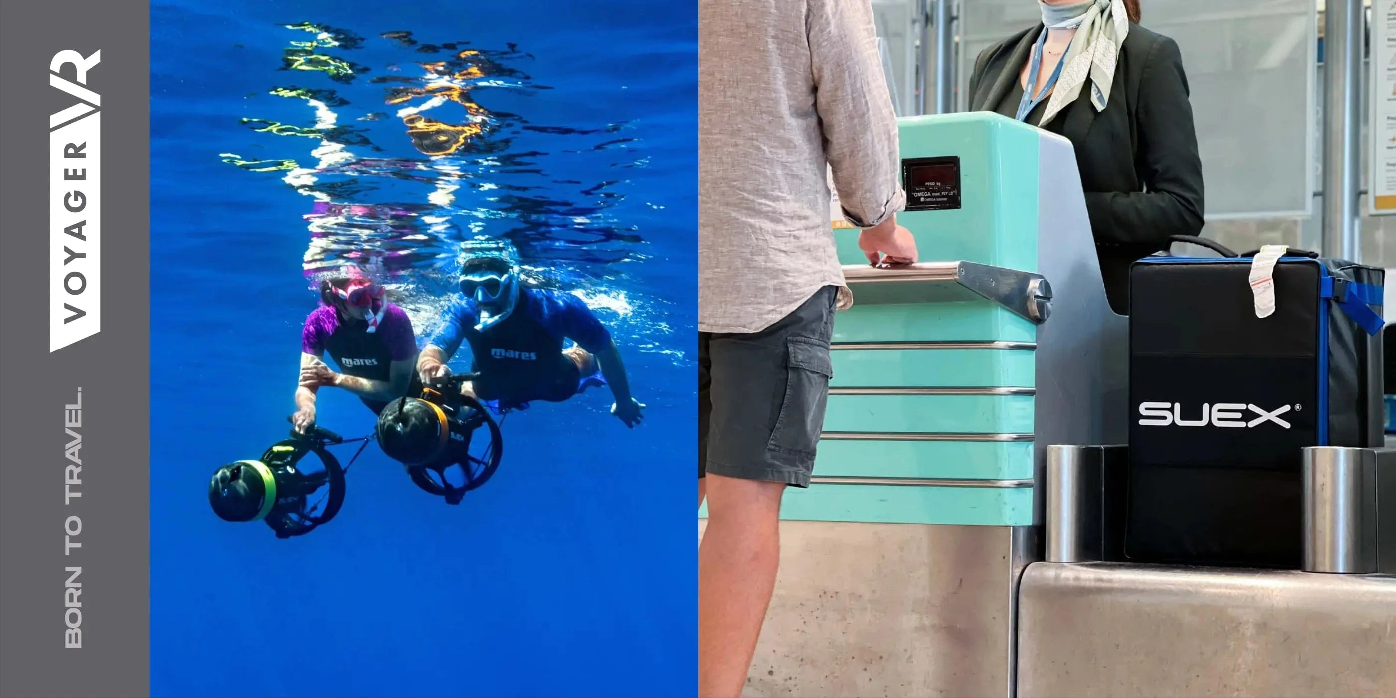 Born to Travel - Scuba divers & airport check-in