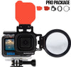 Backscatter - FLIP13 Pro Package with DIVE & DEEP Filters & +15 MacroMate Mini Lens for GoPro HERO 5, 6, 7, 8, 9, 10, 11, 12, 13