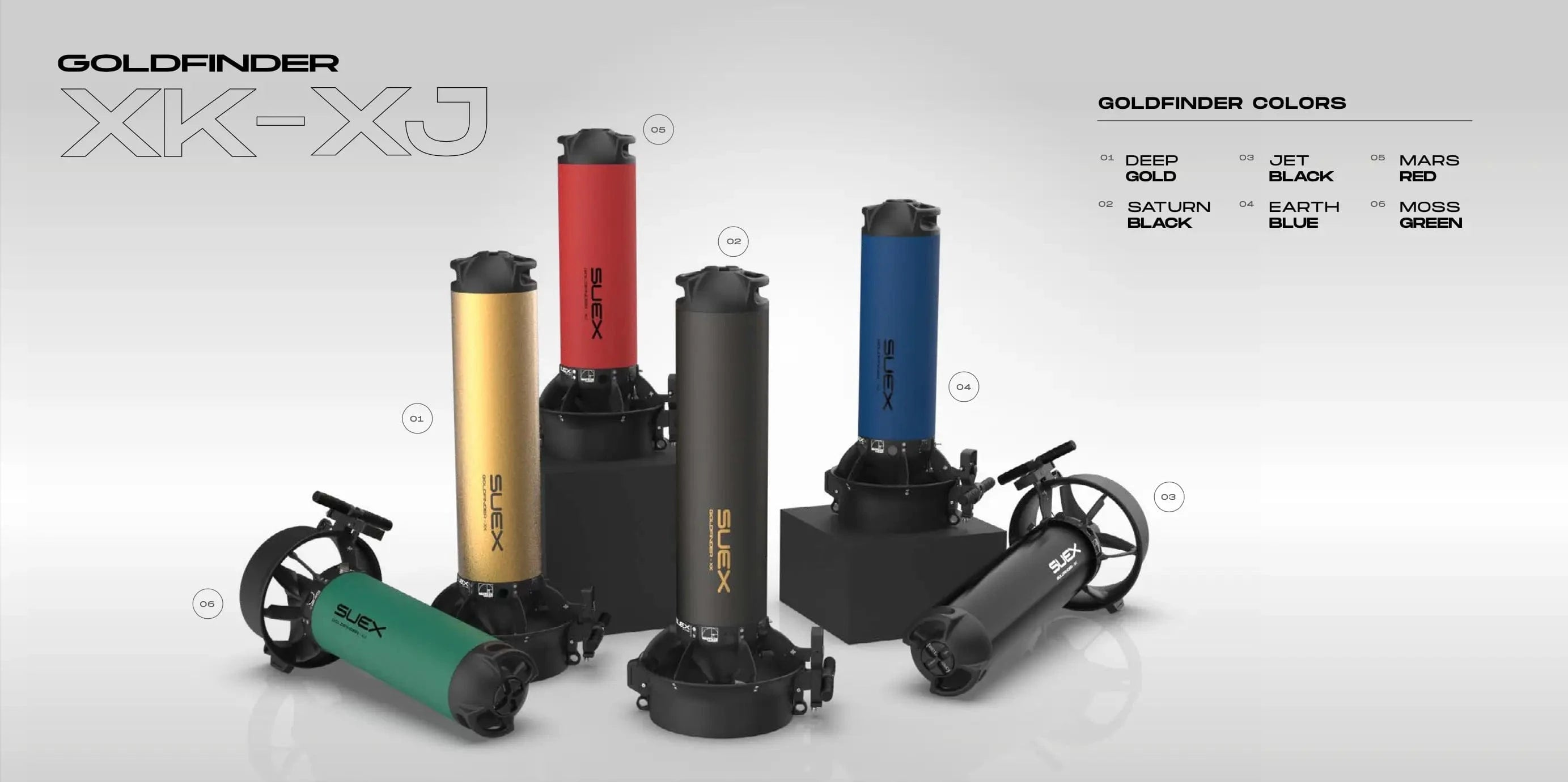 Deep Gold, Red, Black, Blue, etc.