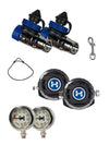 Halcyon - H-75P Sidemount Regulator Package