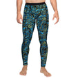 Spacefish Army - Men's Hammerhead Hibiscus Scuba Pants