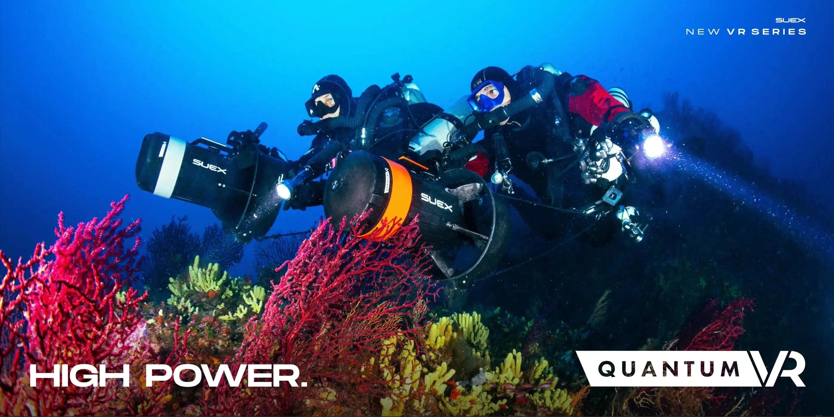 High Power VR underwater divers