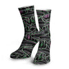 Spacefish Army - Neon Jaws Dive Socks