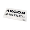 Halcyon - ARGON WARNING DECAL