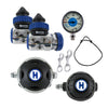 Halcyon - H-50D DOUBLES REGULATOR PACKAGE - PSI
